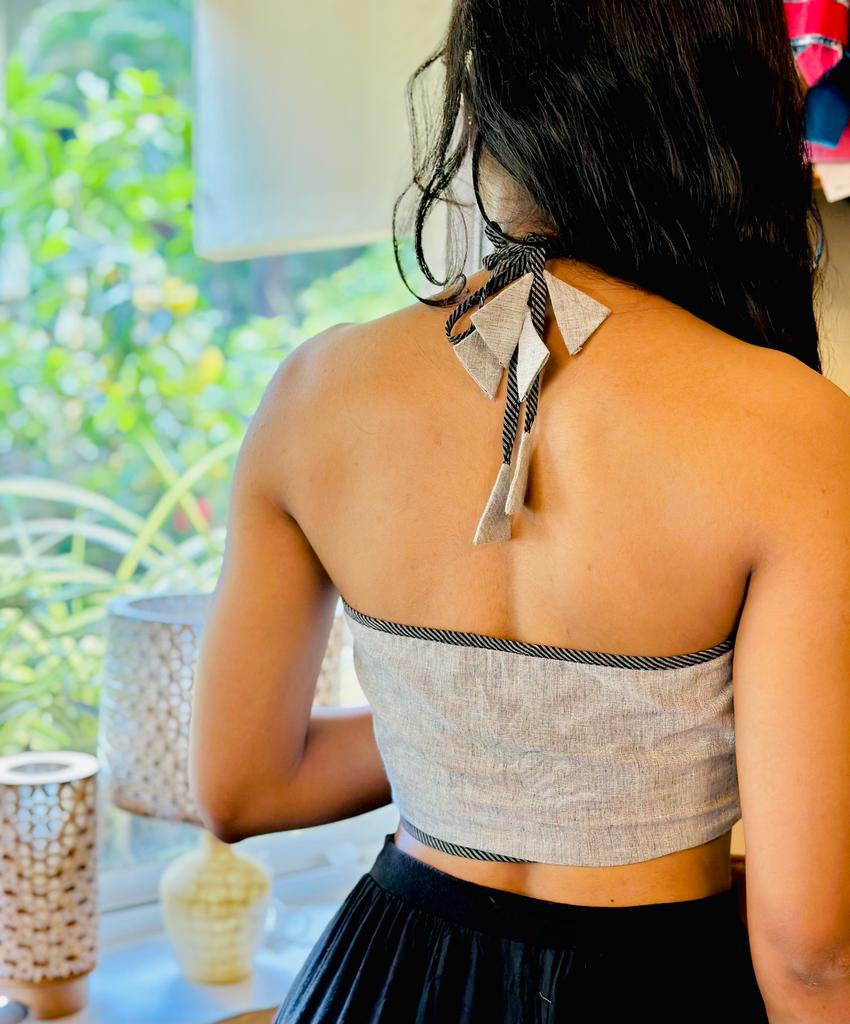 Cotton Sleeveless Blouse - Image 2