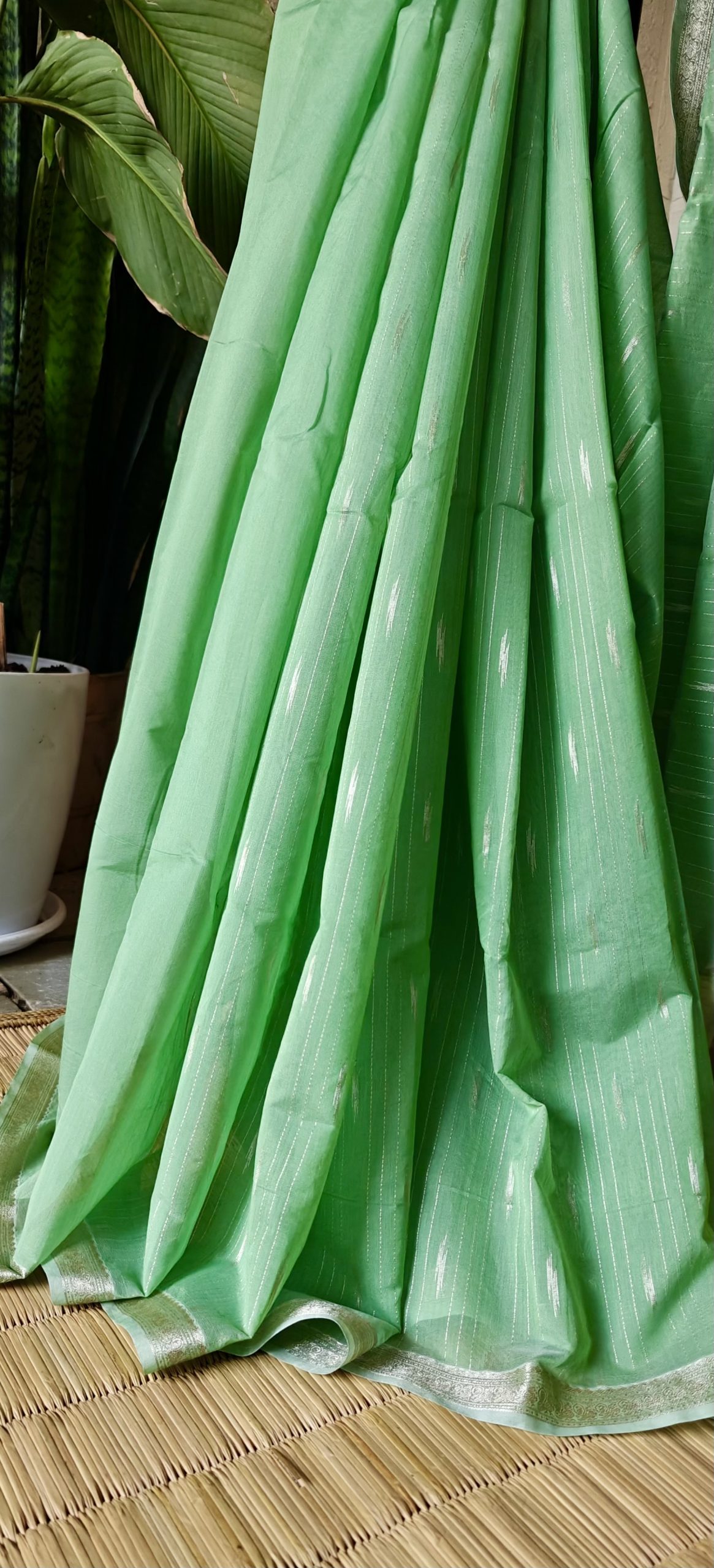 Kanchi Silk Cotton-Pista Green - Image 2